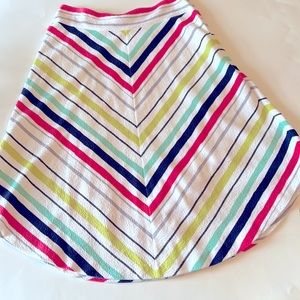 Maeve by Anthropologie size Small Chevron Striped Skirt